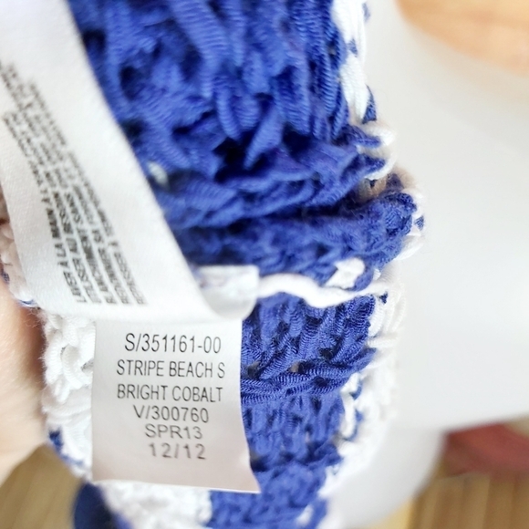Gap crochet bright cobalt stripes sweater - Picture 8 of 8